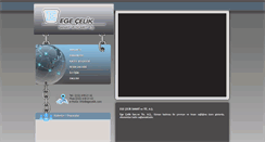 Desktop Screenshot of egecelik.com